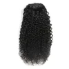 Clip In Hair Extensions Braziliaanse Human Hair Kinky Curly Rets 8 PCS/Set Natural Color 120G Machine gemaakt
