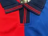 長袖1889-1999 100th Rivaldo＃11レトロなサッカージャージプーリオール＃5 Xavi Henry DavidヴィラマッチDeatils 99 100th古典的なレトロなフットボールのシャツ