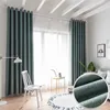 Modern Europe Style Blackout Curtain do Salonu Okno Sypialnia Zasłona Tkaniny Gotowe Made Made Draps Blinds Tendge 210712