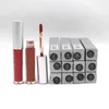 12 colori Matte Lip Gloss Beauty Liquid Natural Nutrient Silver Tube Coloris Makeup Lipgloss