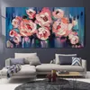 Abstract Colorful Flower Pictures For Home Canvas Painting Wall Art For Living Room Decoration Posters And Prints