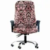 Solid Office Chair Covers Anti-sporco Stretch Spandex Coprisedile per computer Fodere rimovibili per s 211116