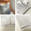 Odessa Vit Sexig Satin Cross Corset Top Kvinnor Svart Baklösa Casual Tube Toppar Elegant Stroplös Bustier Sommar Tank ClubWear2021 Y0824