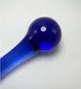 Tamanho grande azul cristal vidro vibradores ânus plug bunda anal grânulo unissex masturbação adultos bdsm brinquedos sexuais product9369332