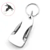 4 In 1 Multi-function Family Outdoor Gadget Knife Screwdriver Bottle Opener Convenient and Practical Backpack with Light Key Chain Pendant EDC Tool HW505