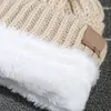 Kinder Erwachsene Dicke Warme Wintermütze Für Frauen Weiche Stretch Zopfmuster Gestrickte Pom Poms Mützen Hüte Frauen S Skullies Beanies Handtuch