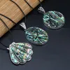 Pendentif Colliers Forme Multiple Naturel Abalone Shell Collier Mode Femmes Pour Bijoux Cadeau Longueur 555cm8998607