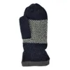 Luvas masculinas de malha floco de neve Bruceriver com forro de lã thinsulate quente H08182450919