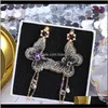 Dangle & Chandelier Drop Delivery 2021 925 Sier Needle Fashion Long Tassel Ladies European And American Retro Stud Earrings Aessories Jewelry