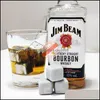 و Barware Kitchen ، Bar Bar Home Gardenstainless Steel Ice Cube Buckets Wooders Areblable Bchilling Stones for Whisky Wine ، حافظ على DR