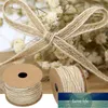 décorations de mariage en toile de jute rustique