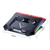2021 Yeni RGB Gaming Soğutucu Ayarlanabilir Dizüstü Standı 4500 RPM Güçlü Hava Akışı Soğutma Pedi 12-17 Inç Laptop 2 USB