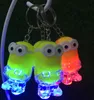 LED Gadget Light Keychain Chain Chain Ring Kevin Bob lanterna Torch Toy Toy Me Despicable Me Kids Christmas Promoção Presente