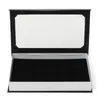 Jewelry Pouches, Bags 72 Ring Jewellery Display Storage Box Tray Show Case With Cover & Black Velvet Necklace Pendant