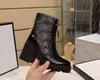 autumn winter fashion women shoes 100% leather boots Martin boots sexy women Thick heel boots letter High-heeled shoes Large size 35-41-42