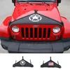 SHINEKA capot 2007+ toile voiture tête moteur décoration couverture accessoires pour Jeep Wrangler JK 2007-