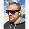 스포츠 남자 선글라스 편광 된 충격적 인 색상 태양 안경 야외 옥외 운전 사진 - 상자가있는 사진