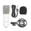 Computer Microphone Set Professional 3.5mm Wired Condenser Mic Sound Microphones With Shock Mount Sounding Card Pop Fliter and Tripod for Recording Braodcasting