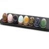 2022 festa favores ovo em forma de decoração para casa cristal gemas chakra cristal balancing coletor xu