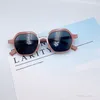 Children sunglasses fashion kids Full Frame casual sun eyeglasses boys girls candy colors holiday outdoor goggles D201