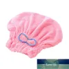 Bonnets de douche 5 couleurs Coral Velvet Bow Absorbant Cap1 Conception d'experts de prix d'usine Qualité Dernier style Statut d'origine