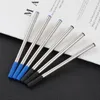 High Quality (10 pieces/lot ) 0.7mm black / biue refill for Roller ball pen stationery write smooth peaccessories Supplies