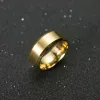 Moda czarny pierścień palca ze stali nierdzewnej dla kobiet mężczyźni para zespoły ślubne wysokiej jakości biżuteria