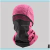 Équipement de protection Sports de plein air Casquettes de cyclisme Masques Sport Bandana Hiver Cache-cou Hommes Femmes Ski Foulard Fl Visage Bandeau Tactique Cla