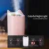 EZSOZO 3000ML Household Air Dual Nozzle Cold Mist Aroma Diffuser with Colorful LED Light Ultrasonic USB Humidifier