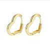 Simple love peach heart 18k gold plated Ear Cuff earrings fashion style gift fit women DIY jewelry earring