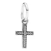 New 925 Silver Fashion Charm Cross Angel Beads Suitable for Pandora Ladies Bracelet Necklace Jewelry