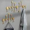 Kreative Nordic Schlüssel Haken Garderobe Metall Geometrie Wand-montiert Regal Lagerung Aufhänger Für Home Dekoration Wand Hängen Haken 220311