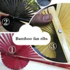 Chinese Decorative Fan Home Office Peach Blossom Colorful Wall Mount Handmade Living Room Fans Deraction Other Decor