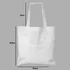 2022 Сублимация Canvas Bag Sublimation Blank Canvas Tote Mags.