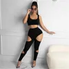 Womens Hollow Out Pants Fashion Trend Solid Colors Middle Waist Skinny Pencil Pant Designer Summer Female Personality Casual Slim Trousers