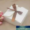 10Pcs Kraft Paper Box Gift Package Boxes DIY With Ribbon Wedding Favor Baby Shower For Chirstmas Party Factory price expert design Quality Latest Style Original