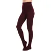 Chleisure Winter Warm Leggings Women High Waist Plus Velvet Legging Solid Höst 5 Färg 211215