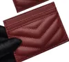 2021 Fashion Card Holders caviar woman mini wallet Luxurys Designer pure color genuine leather Pebble texture luxury Black wallets297a