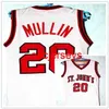 15 Ron Artest 20 Chris Mullin St John 's Basketball Jersey 스티치 스티치 저지 셔츠 사용자 정의 번호 이름과 크기 NCAA XS-6XL