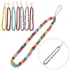 Fashion Beaded Phone Case Hanging Chain Cord Handtassen Sleutelhanger Anti-Lost Lanyard voor Dames Sieraden Gift