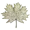 Segnalibro Creative Retro Golden Hollow Sycamore Leaves Design Metallo per libri Studenti scolastici Segnalibri vintage