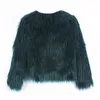 Moda Bambina Giacca in pelliccia sintetica Inverno Autunno Primavera Bambino Bambino Glam Cappotto caldo Capispalla Abbigliamento 2-10Y 211204