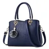 HBP Soft PU Leather Totes Bag Fashion MessengerBag Female Large Capacity Handbag for Women Shoulder Bags Deep Blue Color