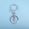 Keychains 3Pcs Cute Metal Keychain Split Rings Chain Round Lobster Buckle Opening Hook Diy Car Bag Keying Key Chains Accessories Smal22