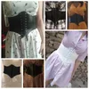 Kadın Şekillendirici Korse Vücut Shapewear Seksi Geniş Deri Kemer Kemerler Kadınlar Için Kemer Kemerler Yüksek Bel Zayıflama Korsetleri ve Bustiers