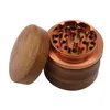 2021 New High class wooden herb grinder for smoking tobacco crusher 63mm 4 layers DHL fast shipping