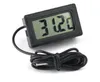 Professinal Mini Digital LCD Sonde Aquarium Koelkast Vriezer Thermometer Thermographt Temperatuurmeter voor koelkast -50 ~ 110 graden