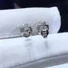 Stud S925 Sterling Zilver D Kleur VVS Vier Moissanite Diamond Earring Geslaagd Test Vrouwen Anniversary Party Sieraden Geschenken