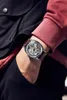 Polshorloges Top prachtige snijwerk mechanisch horloge mannen Steampunk Skeleton Automatisch zelfwind horloges lederen sport 285Z