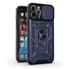 Slide Camera Lens Protect Phone Case för iPhone 13 11 12 Pro Max Mini XS Max XR X 7 8 Plus SE Grad Bumor Armor Cover1858099